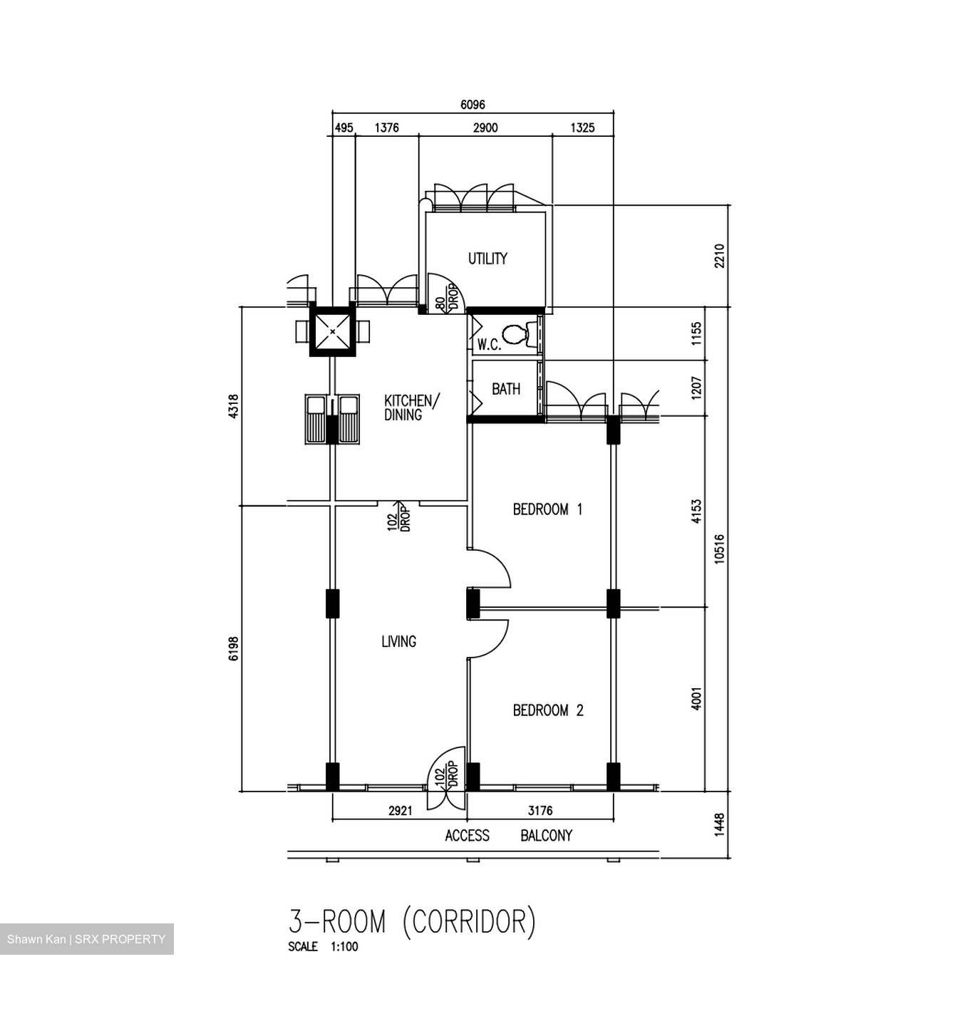 Blk 1 Ghim Moh Green (Queenstown), HDB 3 Rooms #560048091
